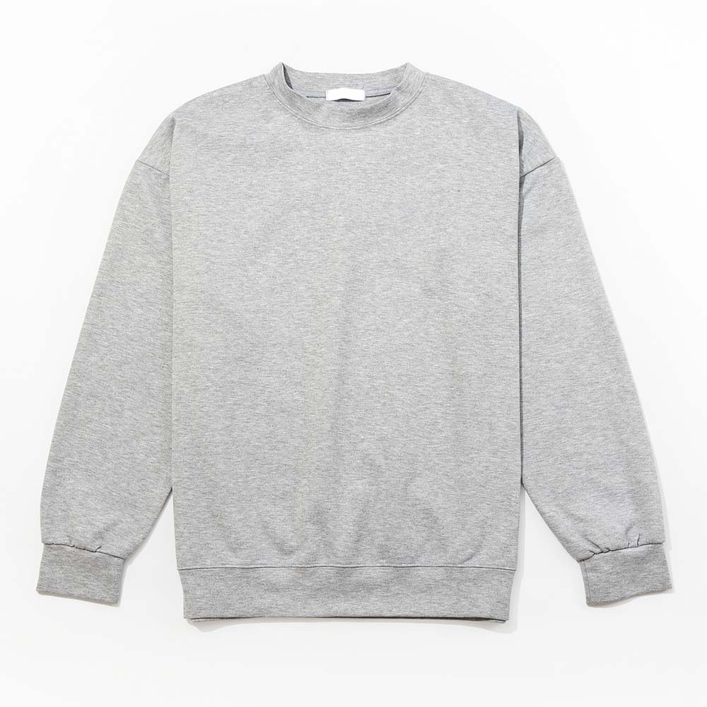 ベーシックスウェットシャツ　グレー