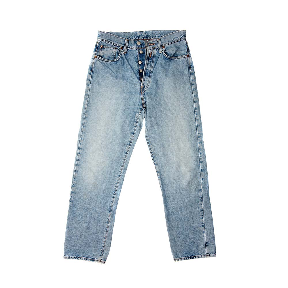 ストレートフィットデニムパンツ