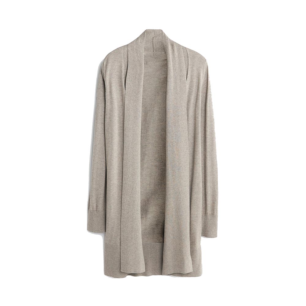 ロング丈カーディガン